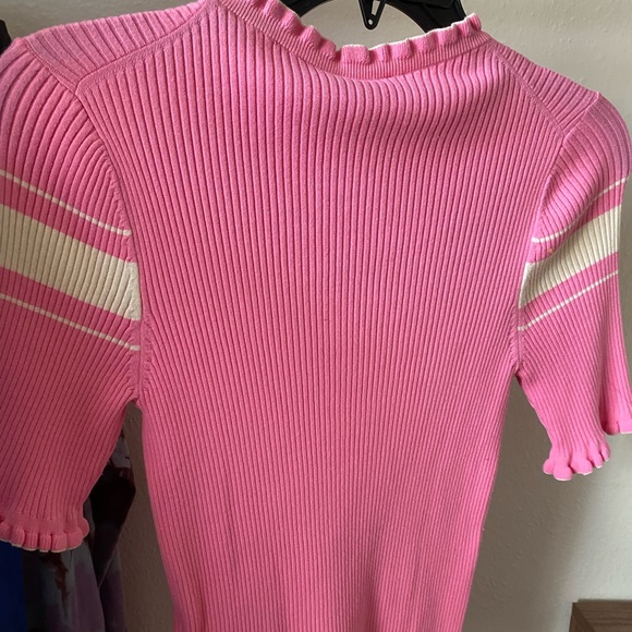 NWT Marcella pink and cream top - Picture 4 of 4